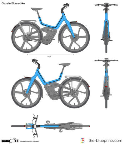 Gazelle Blue e-bike