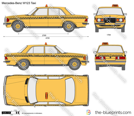 Mercedes-Benz W123 Taxi