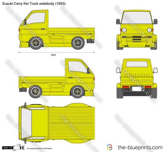 Suzuki Carry Kei Truck widebody