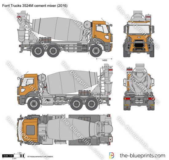 Ford Trucks 3524M cement mixer