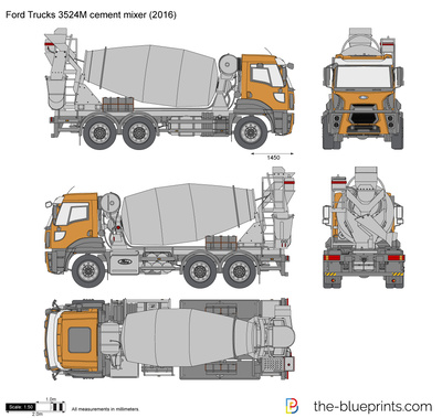 Ford Trucks 3524M cement mixer