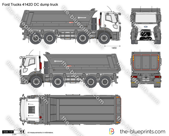 Ford Trucks 4142D DC dump truck