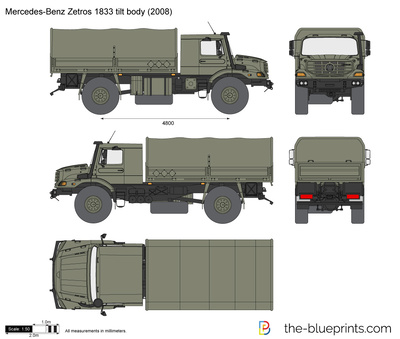 Mercedes-Benz Zetros 1833 tilt body