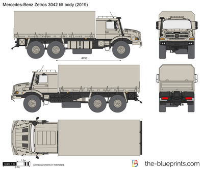 Mercedes-Benz Zetros 3042 tilt body