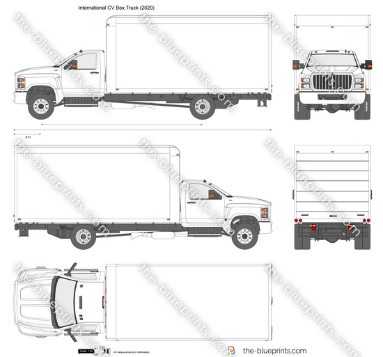 International CV Box Truck