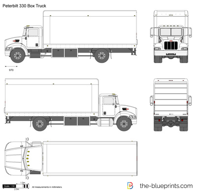 Peterbilt 330 Box Truck