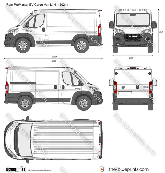 Ram ProMaster EV Cargo Van L1H1