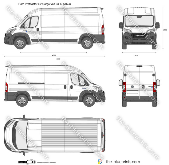 Ram ProMaster EV Cargo Van L3H2