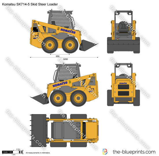 Komatsu SK714-5 Skid Steer Loader