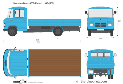 Mercedes-Benz L406D Flatbed (1967-1986)