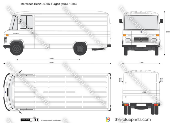 Mercedes-Benz L406D Furgon (1967-1986)