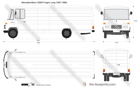 Mercedes-Benz L508D Furgon Long (1967-1986)