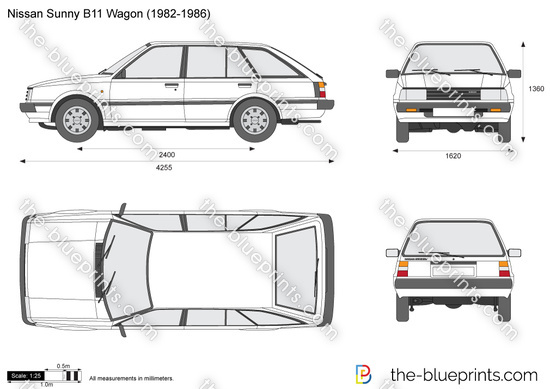 Nissan Sunny B11 Wagon (1982-1986)