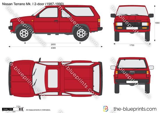 Nissan Terrano Mk. I 2-door (1987-1990)