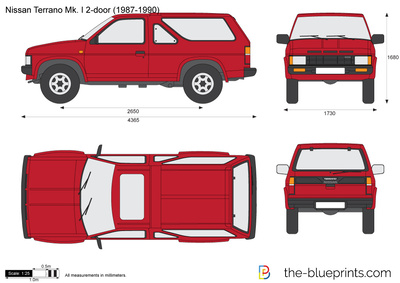 Nissan Terrano Mk. I 2-door (1987-1990)