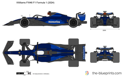 Wiilliams FW46 F1 Formula 1 (2024)