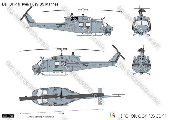 Bell UH-1N Twin Huey US Marines