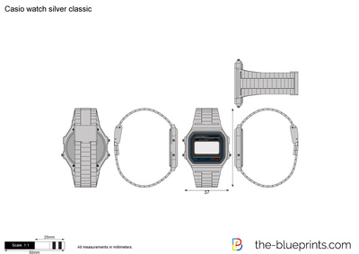 Casio watch silver classic