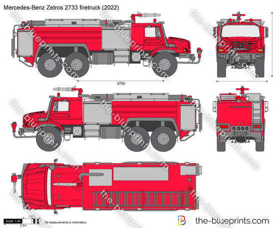 Mercedes-Benz Zetros 2733 firetruck