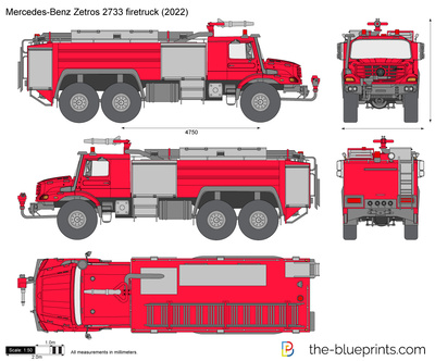 Mercedes-Benz Zetros 2733 firetruck