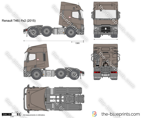 Renault T460 6x2