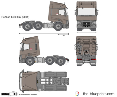 Renault T460 6x2